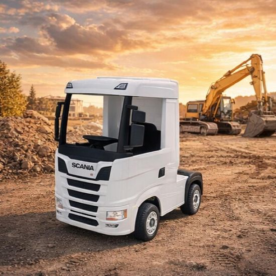 صورة شاحنة أطفال كهربائية – تصميم اسكانيا فاخر